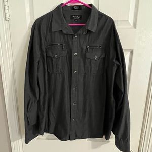 Eighty Eight long sleeved charcoal gray shirt
